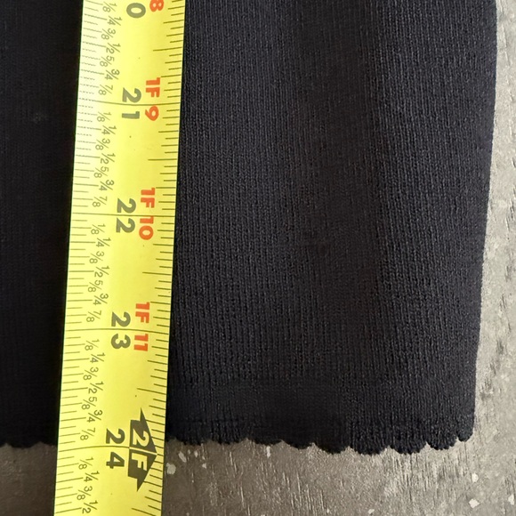 Vintage Black Cardigan Sweater Size XL Rhinestone Embroidered Dragonfly - Picture 12 of 17